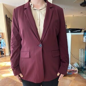 Alex Marie Women's Burgundy Blazer